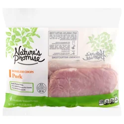 Nature's Promise Boneless Pork Chops - 4 ct Fresh