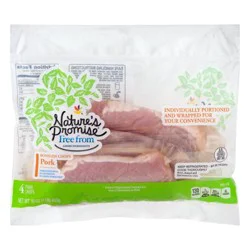 Nature's Promise Boneless Pork Chops - 4 ct Fresh