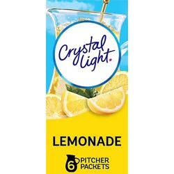 Crystal Light Lemonade Naturally Flavored Powdered Drink Mix - 6 Count