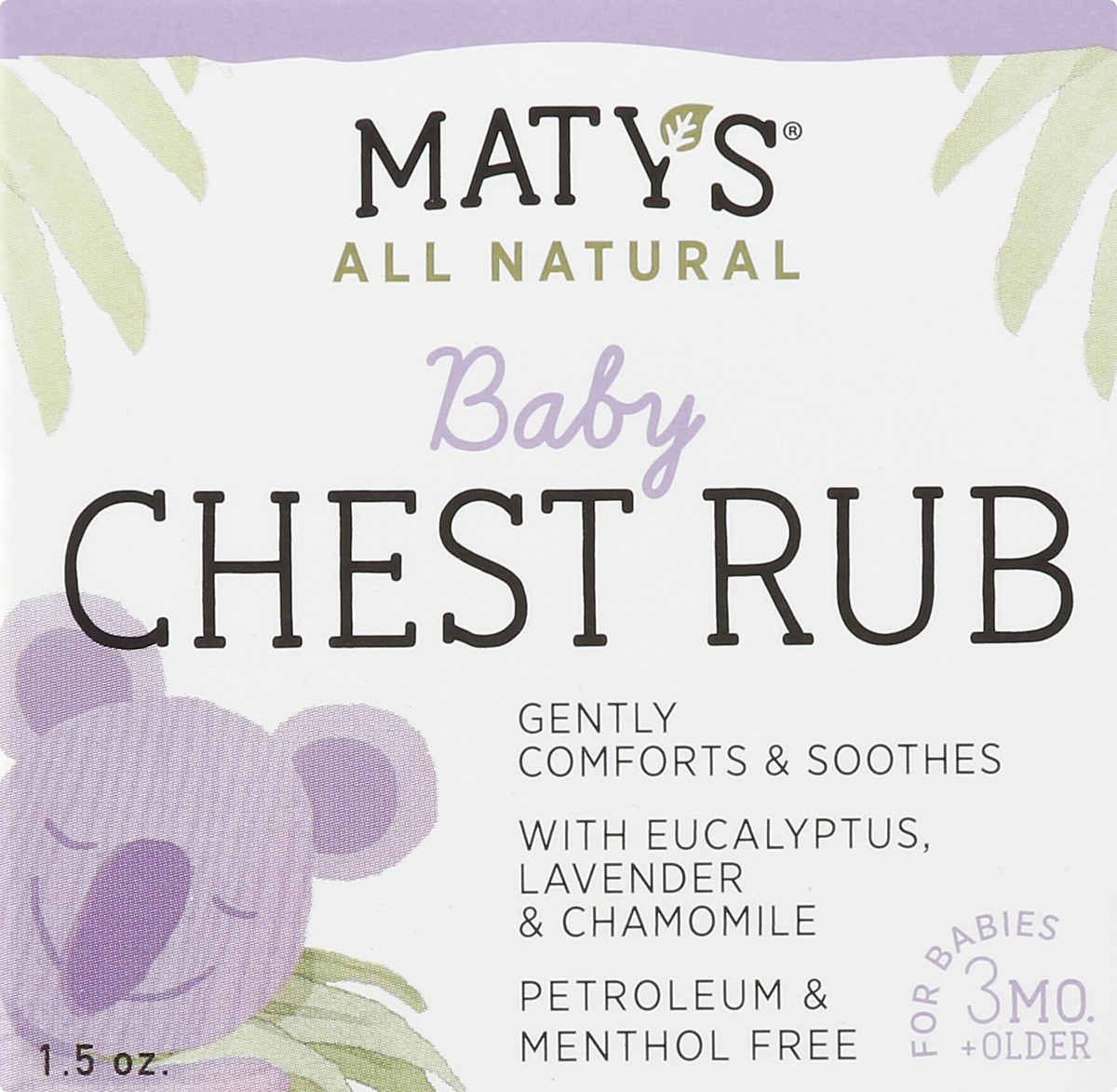 slide 5 of 12, Maty's All Natural Baby Chest Rub, 1.5 oz