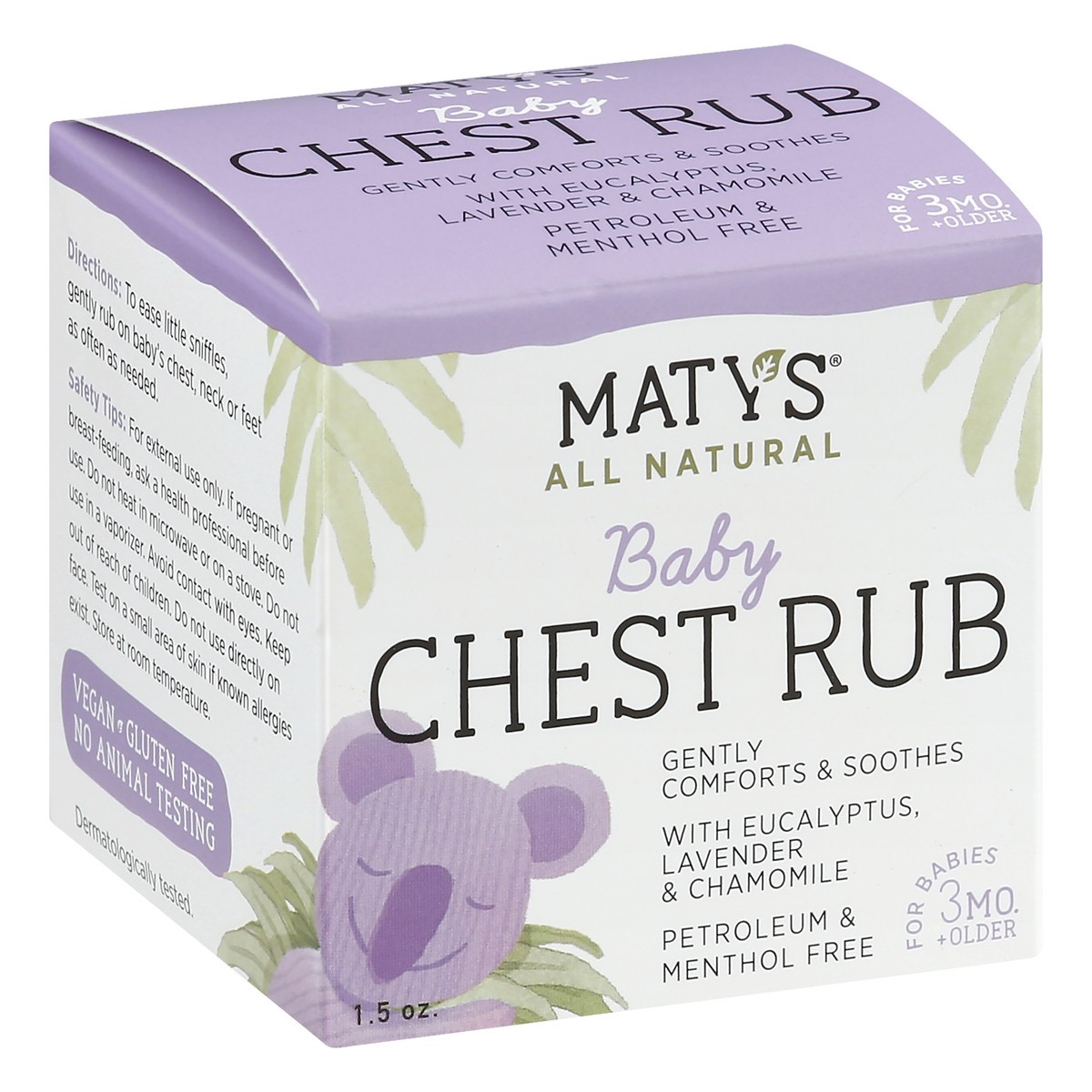 slide 6 of 12, Maty's All Natural Baby Chest Rub, 1.5 oz