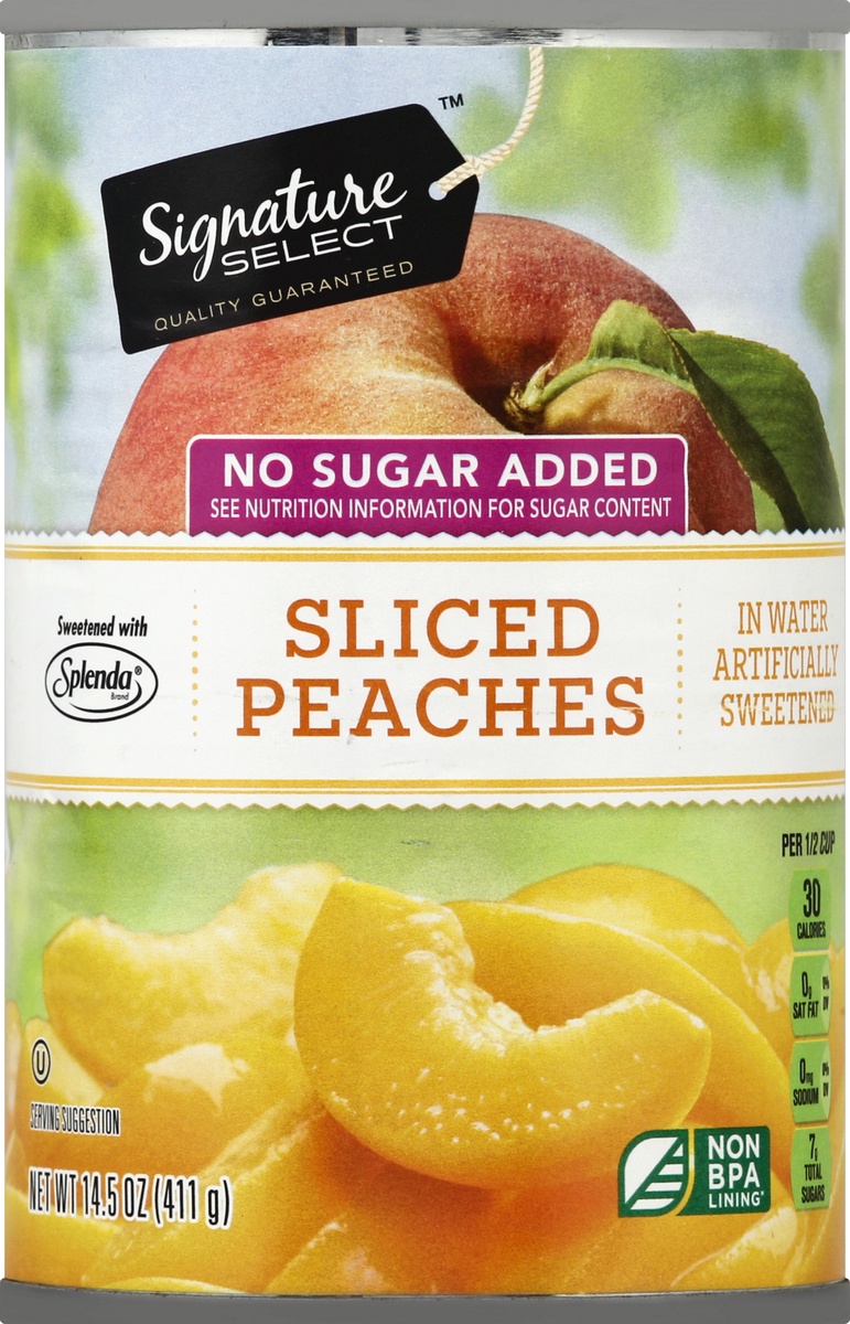 slide 2 of 2, Signature Kitchens Peaches Slices No Sugar Added, 
