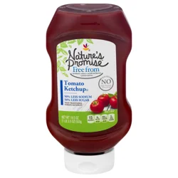 Nature's Promise 50% Less Sugar & Sodium Tomato Ketchup