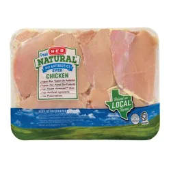 H-E-B Natural Boneless Skinless Chicken Thighs