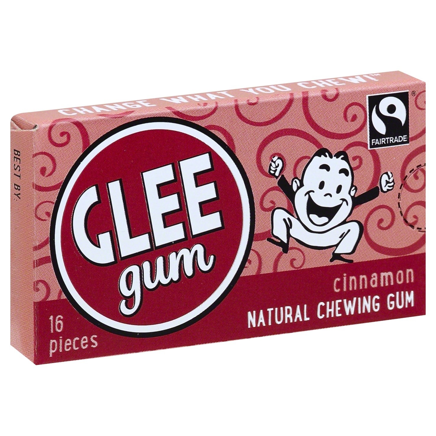 slide 1 of 1, Glee Gum Chewing Gum, Cinnamon, 16 ct