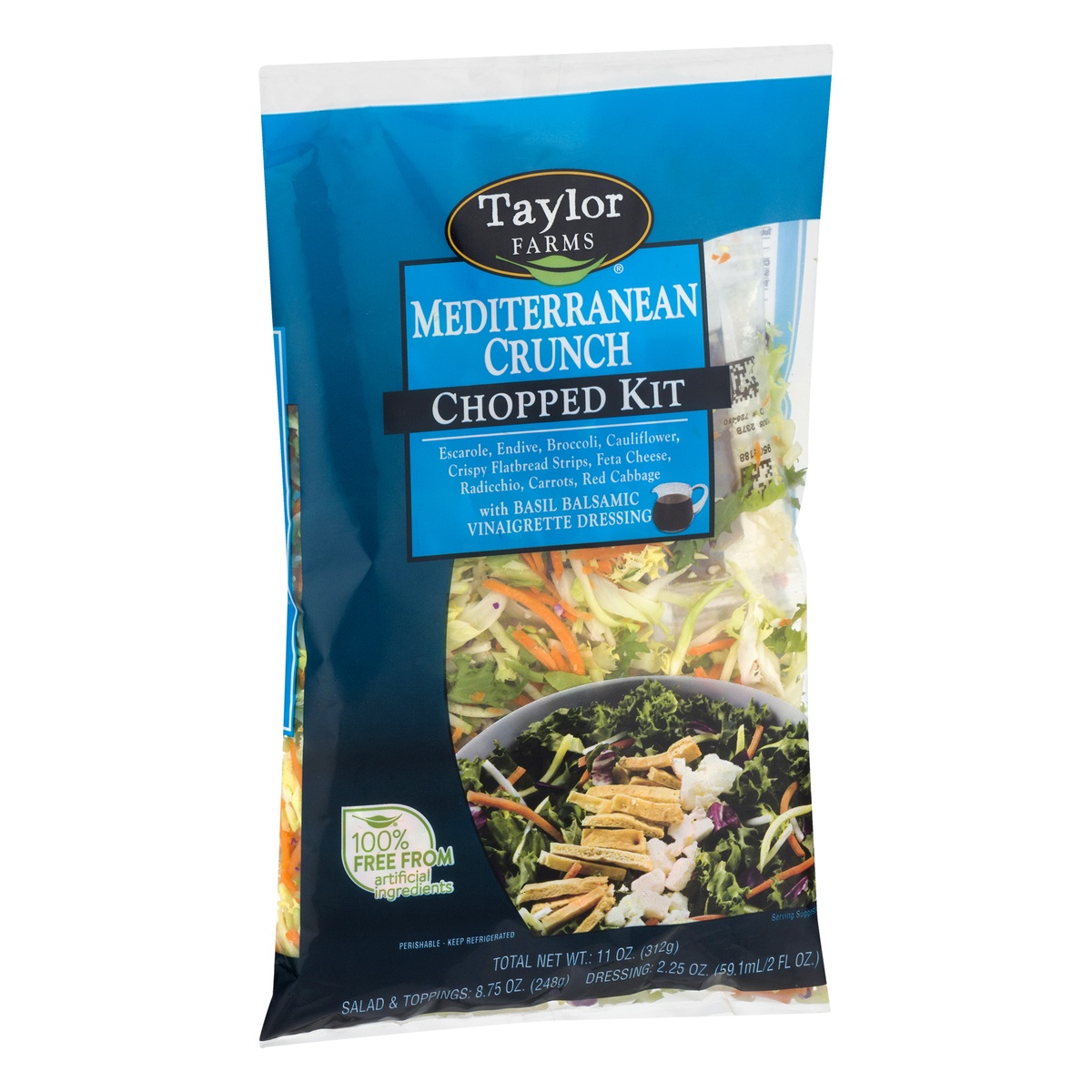 slide 2 of 11, Taylor Farms Mediterranean Crunch Chopped Salad, 10.89 oz