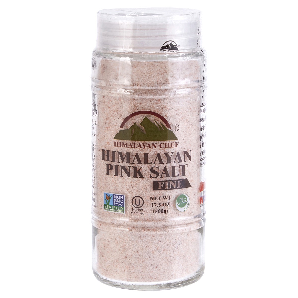 slide 1 of 5, Himalayan Chef Pink Fine Salt Mason Jar, 17.5 oz