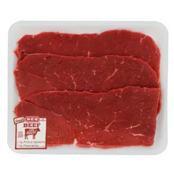 H-E-B Beef Top Round Milanesa Wafer Thin Value Pack, USDA Select