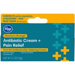 Kroger Antibiotic Cream & Pain Relief