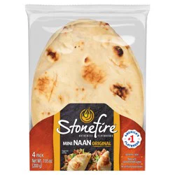 STONEFIRE Original Mini Naan 4pk