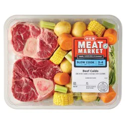H-E-B Caldo Soup Kit - Bone-In Beef Shank & Vegetables