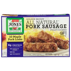 Jones Dairy Farms Maple Golden Brown Links