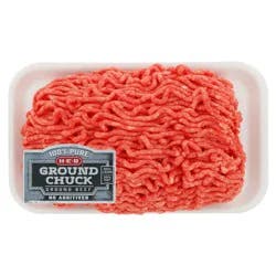 H-E-B 100% Pure Ground Beef Chuck, 80% Lean