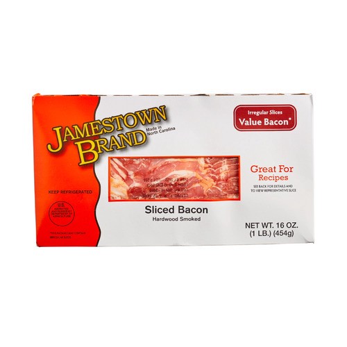 slide 1 of 1, Jamestown Brand sliced bacon, 16 oz