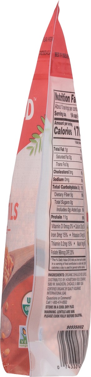 slide 9 of 9, Arrowhead Mills Organic Red Lentils, 16 Oz Bag, 16 oz