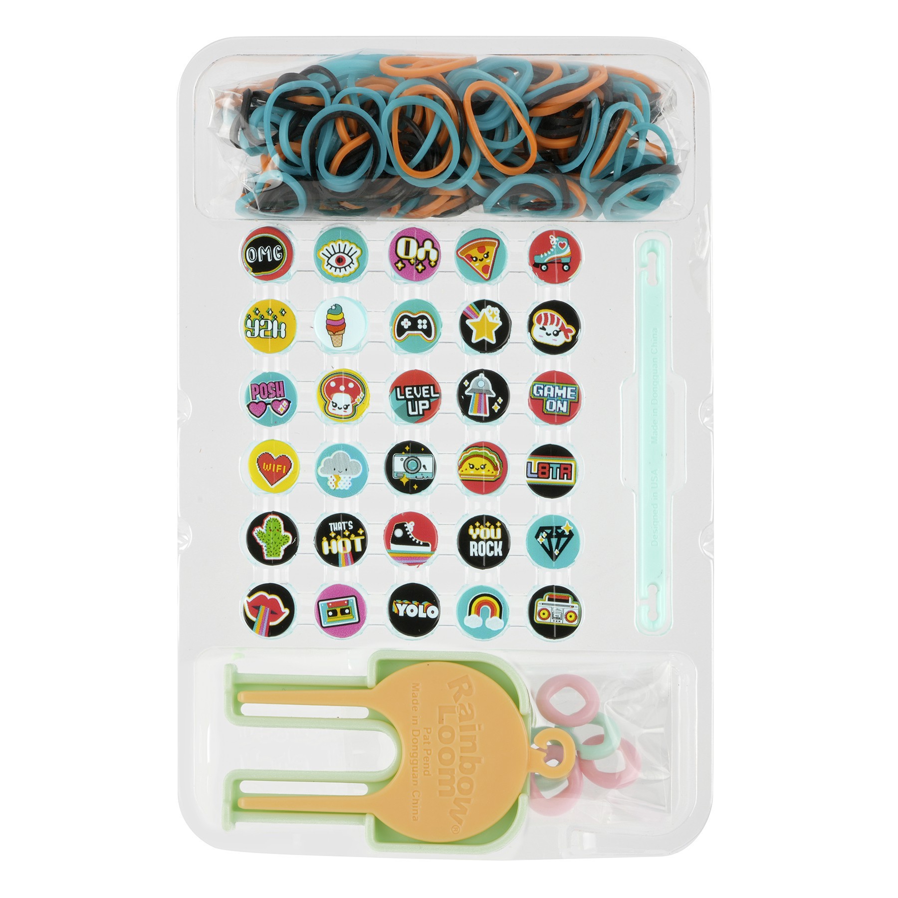 slide 2 of 2, Rainbow Loom Beadmoji Trendy Bracelet Kit, 30 beadmoji