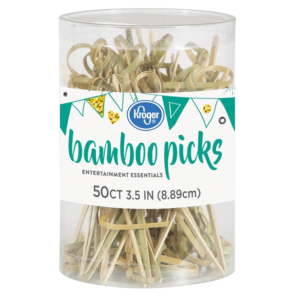 slide 1 of 1, Kroger Bamboo Picks, 50 ct