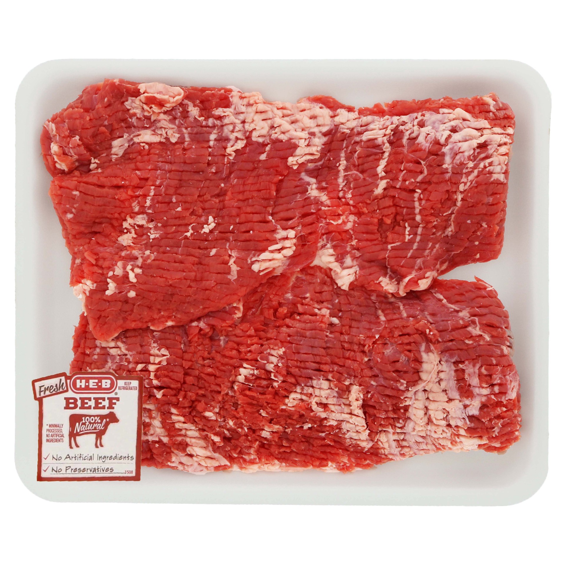 slide 1 of 1, H-E-B Tenderized Beef Inside Skirt Steaks - Value Pack, per lb