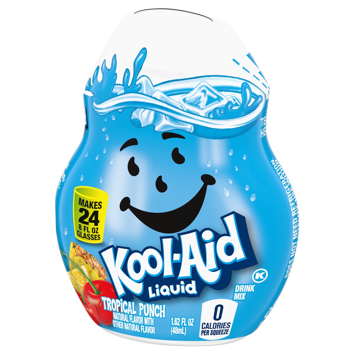 slide 2 of 9, Kool-Aid Liquid Tropical Punch Naturally Flavored Soft Drink Mix, 1.62 fl oz Bottle, 1.62 fl oz