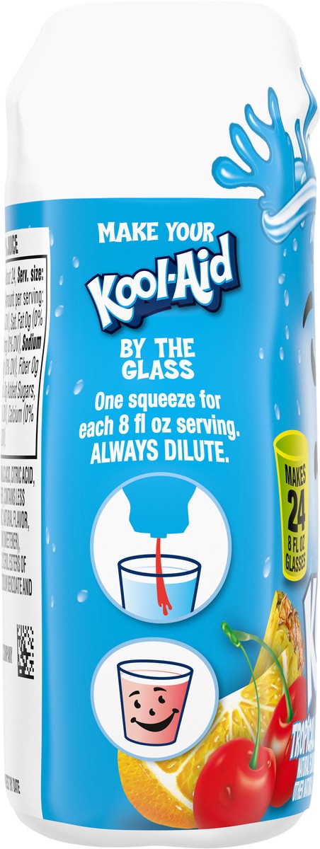 slide 7 of 9, Kool-Aid Liquid Tropical Punch Naturally Flavored Soft Drink Mix, 1.62 fl oz Bottle, 1.62 fl oz