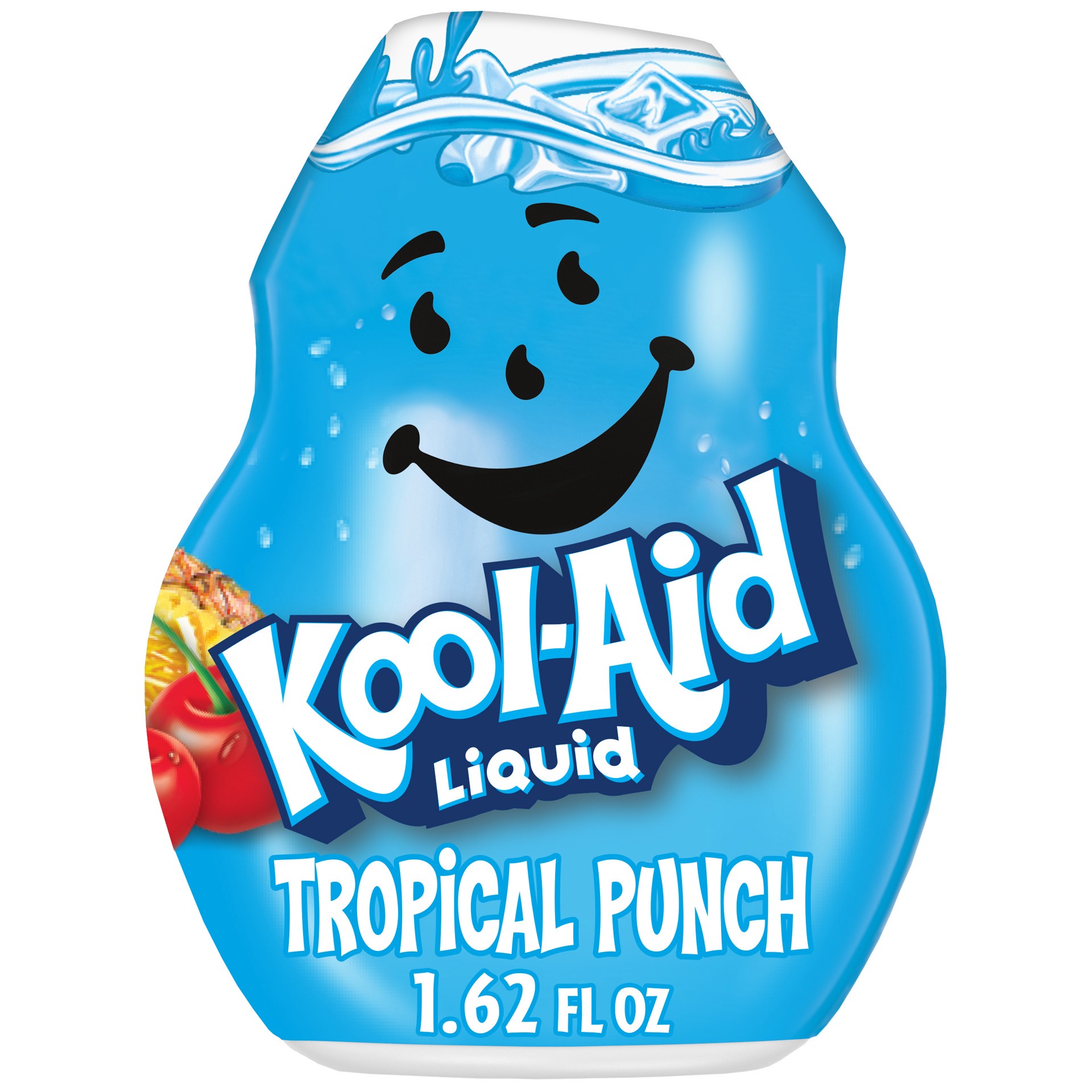 slide 1 of 9, Kool-Aid Liquid Tropical Punch Naturally Flavored Soft Drink Mix, 1.62 fl oz Bottle, 1.62 fl oz