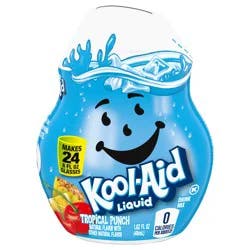 Kool-Aid Liquid Tropical Punch Naturally Flavored Soft Drink Mix, 1.62 fl oz Bottle