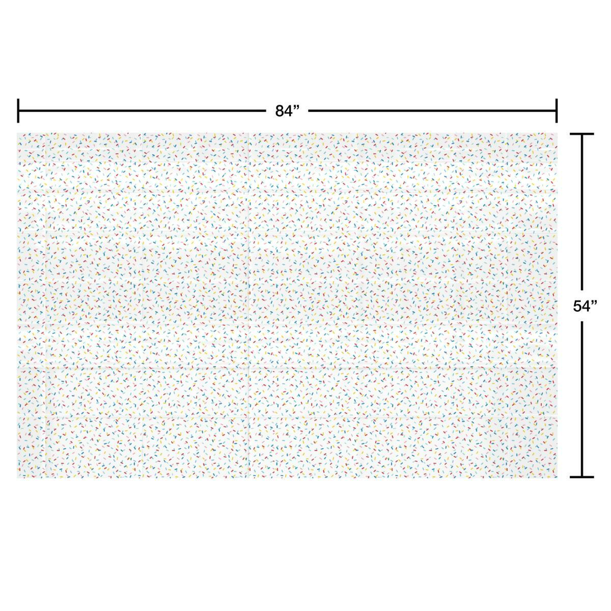 slide 7 of 9, American Greetings Plastic Table Cover - Colorful Sprinkles, 1 ct