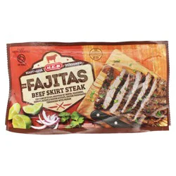 H-E-B Seasoned Beef Skirt Steak for Fajitas