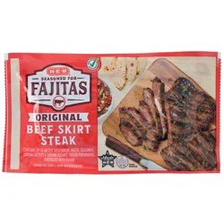 H-E-B Seasoned Beef Skirt Steak for Fajitas