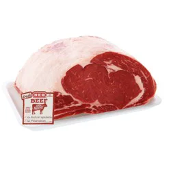 H-E-B Beef Bone-In Ribeye Roast, Small End 4-Rib, USDA Select
