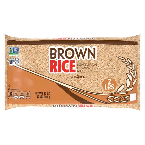 slide 1 of 1, brown rice, 2 lb