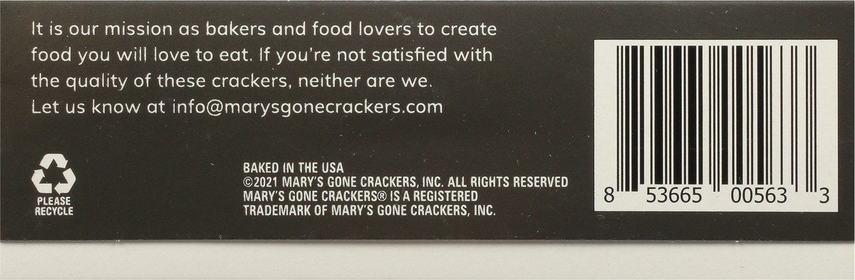 slide 4 of 9, Mary's Gone Crackers - Black Pepper Olive Oil, 10 oz