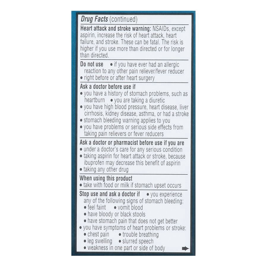slide 5 of 5, Walgreens Ibuprofen Caplets 200Mg, 24 ct