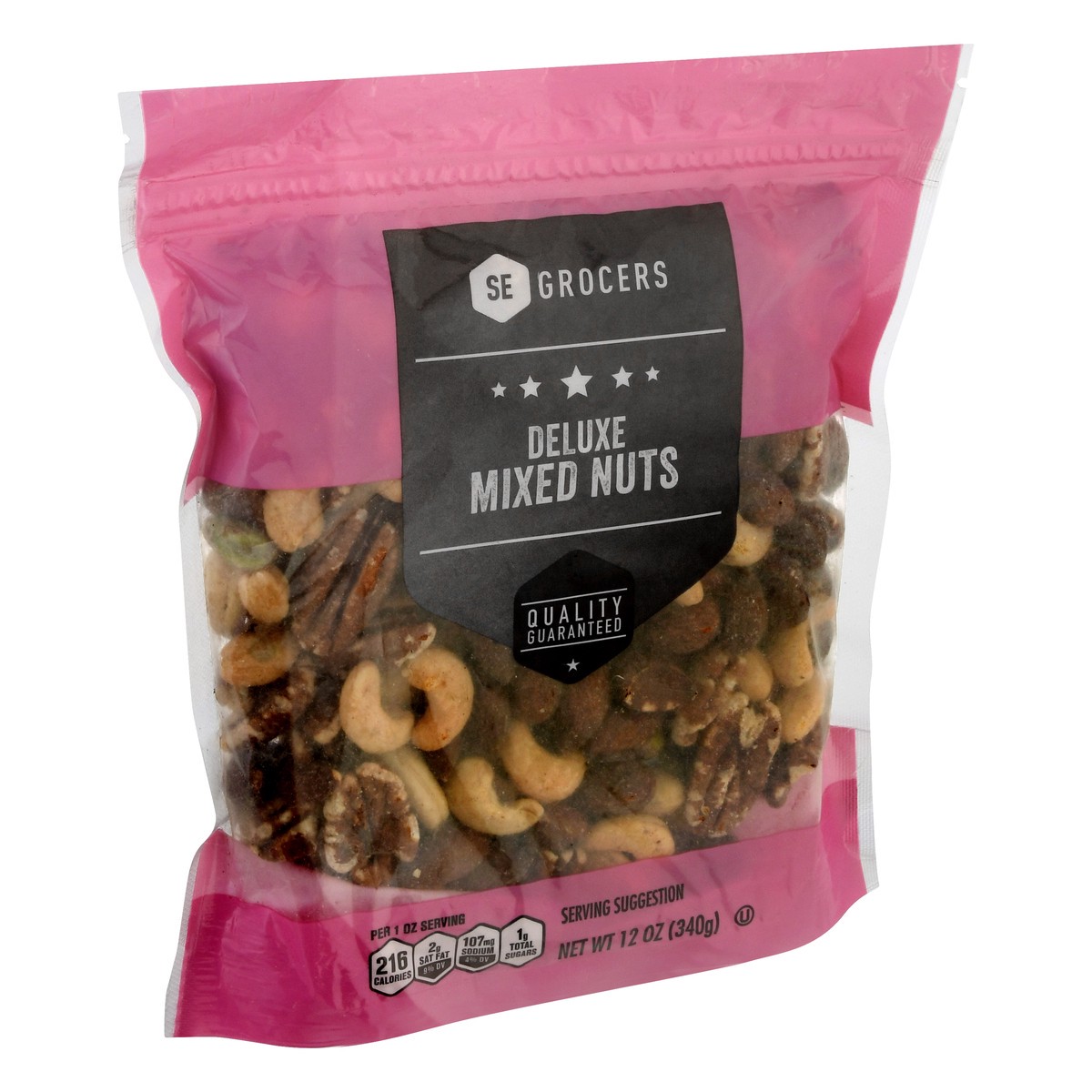 slide 8 of 13, SE Grocers Deluxe Mix Nuts, 12 oz
