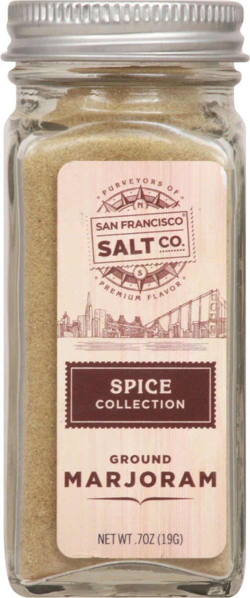 slide 4 of 9, San Francisco Salt Co. Spice Collection Ground Marjoram 0.7 oz, 0.7 oz