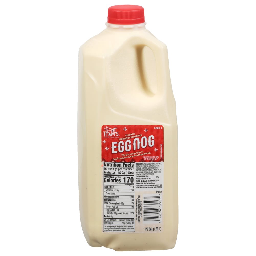 slide 1 of 1, Harris Teeter Fresh Egg Nog, 1 ct