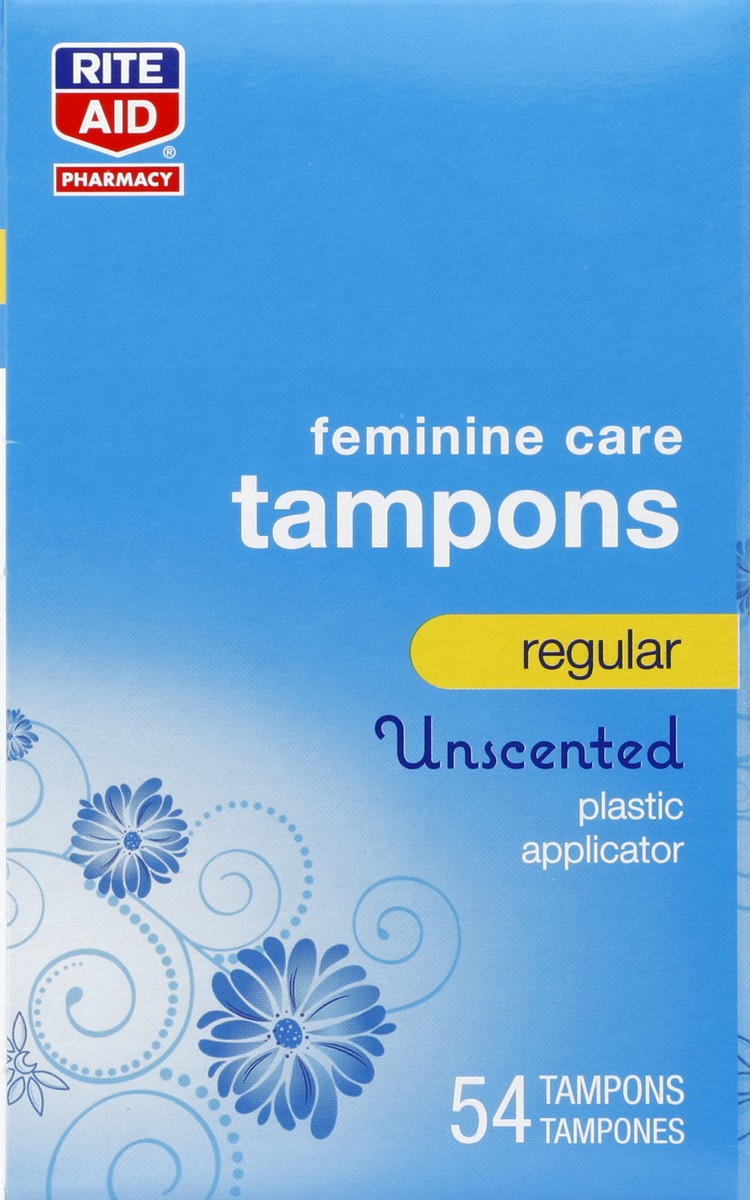 slide 3 of 6, Rite Aid Ra Tampon Reg Uns, 54 ct