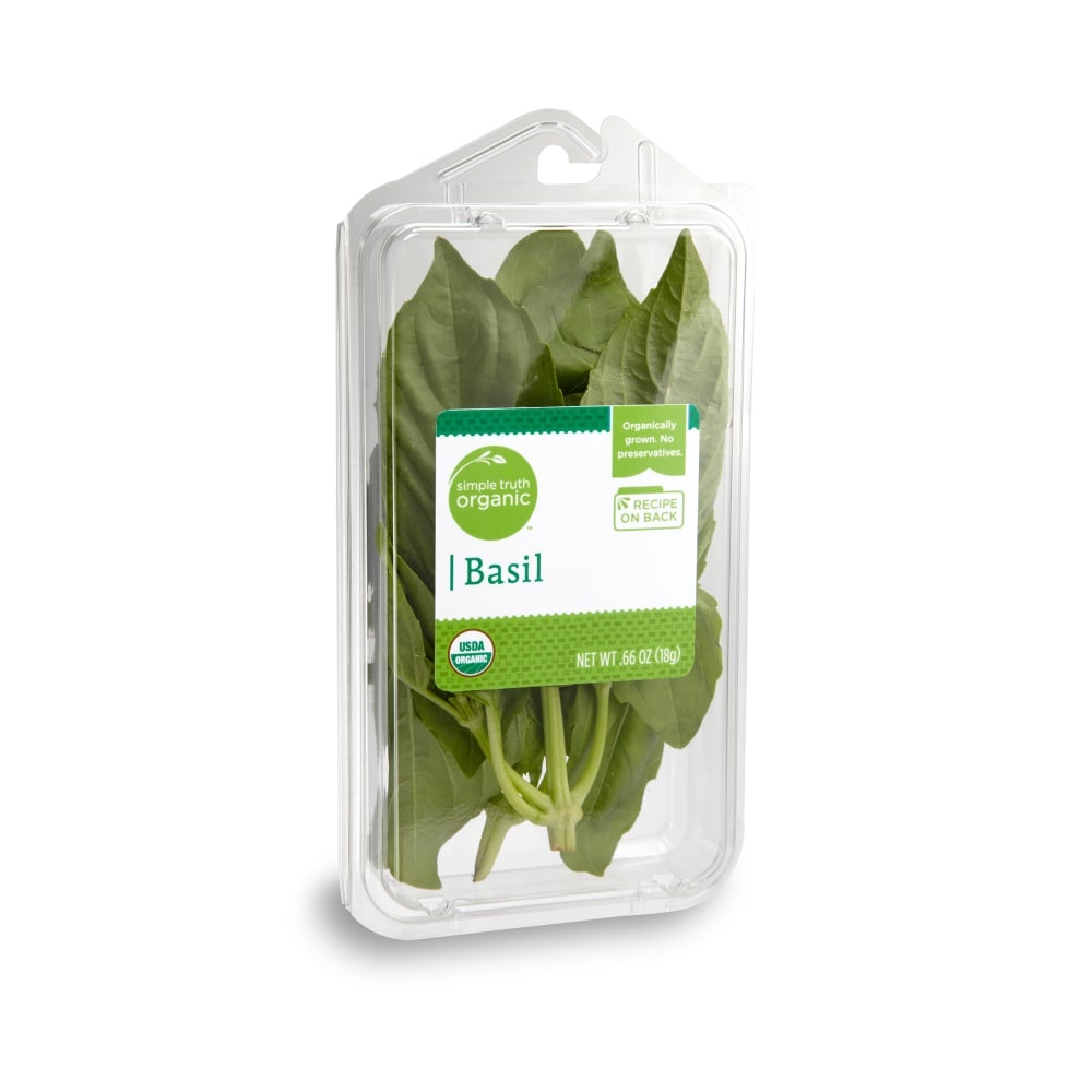 slide 1 of 1, Simple Truth Organic Basil, 0.66 oz