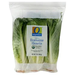 Organic Romaine Hearts Prepackaged - 3 Count
