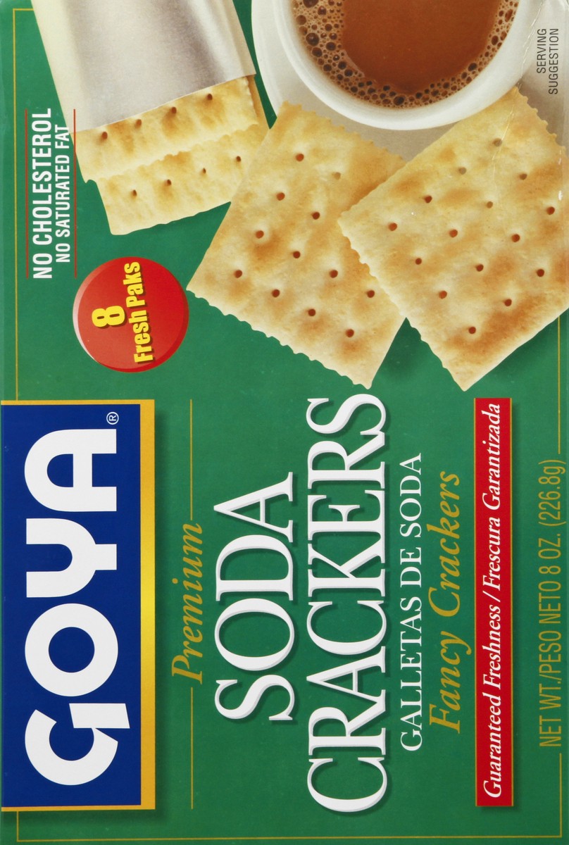 slide 10 of 14, Goya Soda Crackers, 8 oz