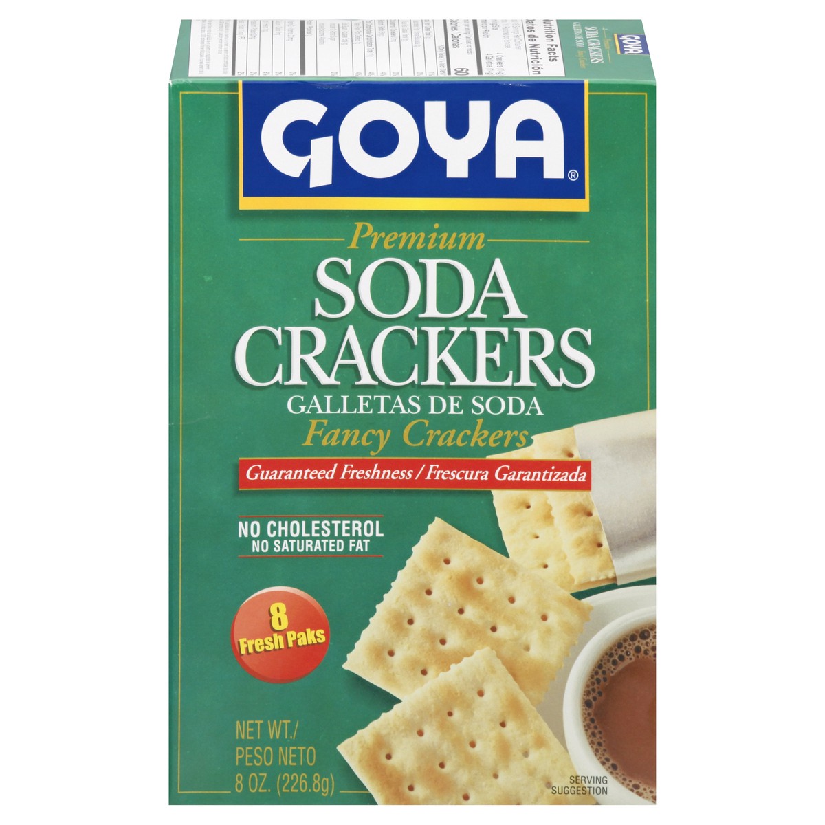 slide 1 of 14, Goya Soda Crackers, 8 oz