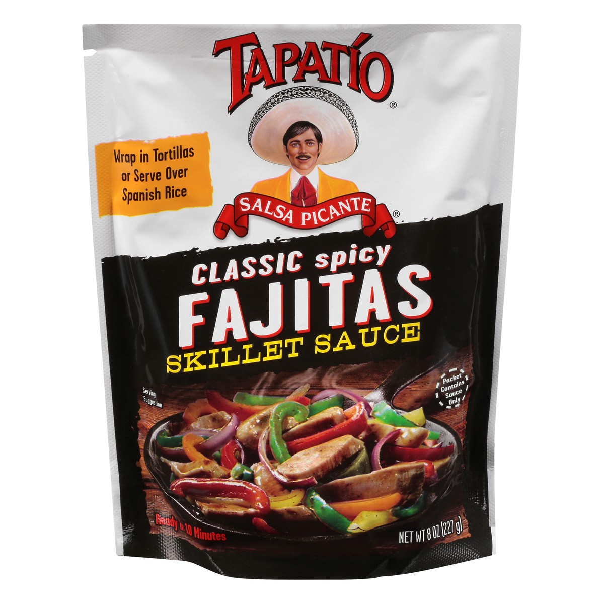 slide 7 of 12, Tapatio Salsa Picante Fajitas Classic Spicy Skillet Sauce 8 oz, 8 oz