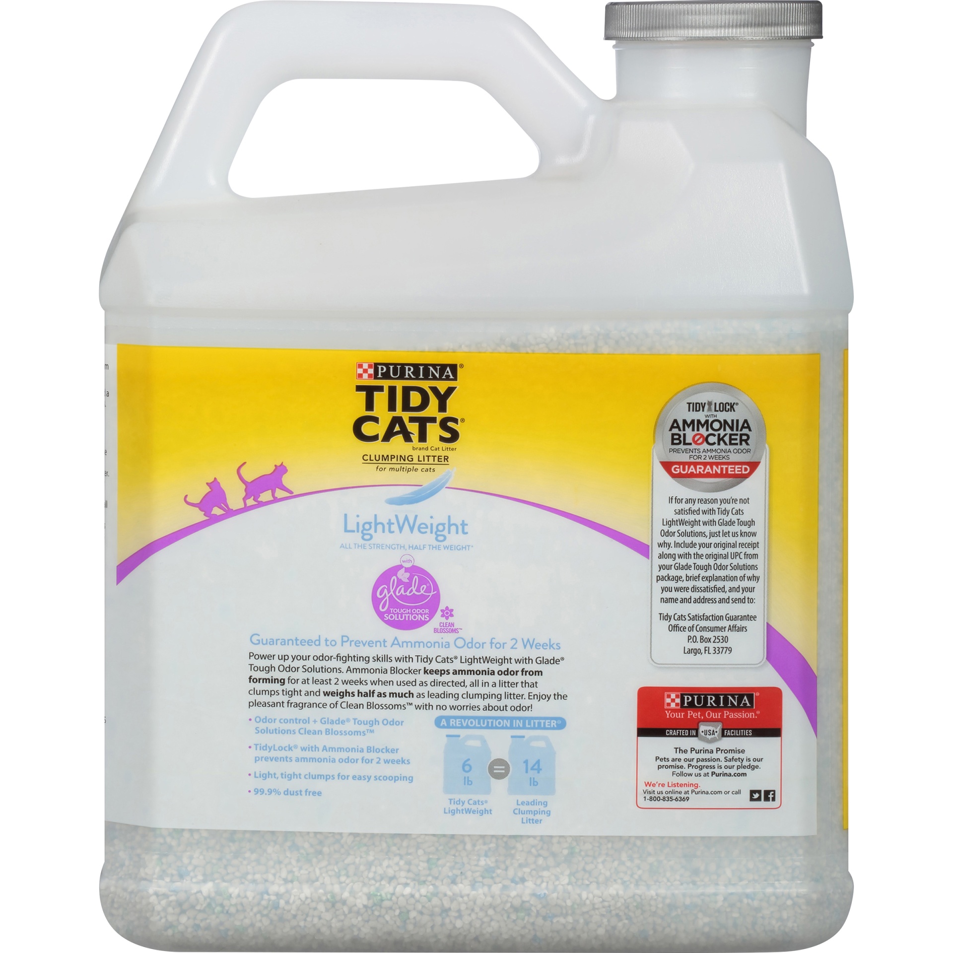 Purina Tidy Cats LightWeight Clean Blossoms Clumping Cat Litter with