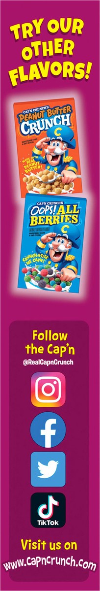 slide 8 of 11, Cap'n Crunch Cereal Cinnamon 11.2 Oz, 11.2 oz