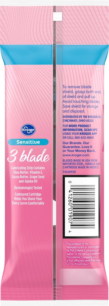 slide 2 of 2, Kroger Womens Travel Razor, 1 ct