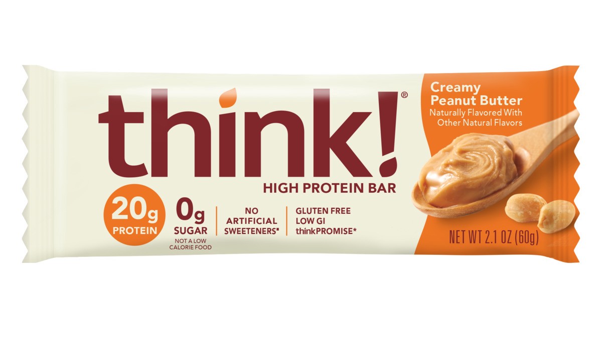 slide 1 of 6, think! High Protein Bar, 1 ct