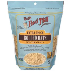 Bob's Red Mill Whole Grain Extra Thick Rolled Oats 16 oz