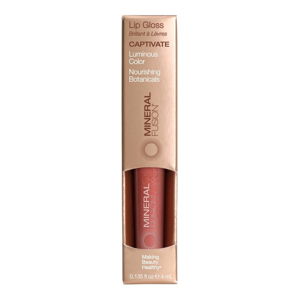 slide 2 of 5, Mineral Fusion Lip Gloss - Captivate - 0.135 fl oz, 0.135 fl oz