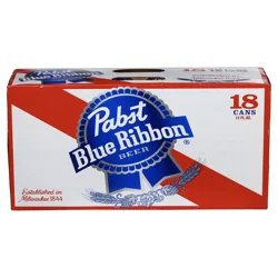 Pabst Beer, 18 Pack, 12 fl oz Aluminum Cans, 4.7% ABV, Domestic Lager