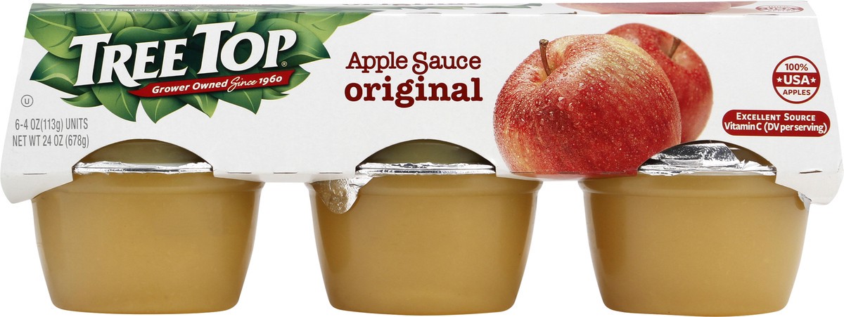 slide 6 of 9, Tree Top Original Apple Sauce, 